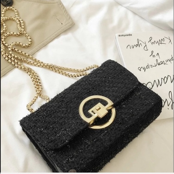 Handbags - NEW Boutique! Tweed Crossbody Or Arm Bag